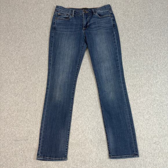 Lucky Brand Sweet Straight Ankle Jeans WMNS SZ 2/26 Blue Low Rise Streetwear Y3K - Picture 2 of 12